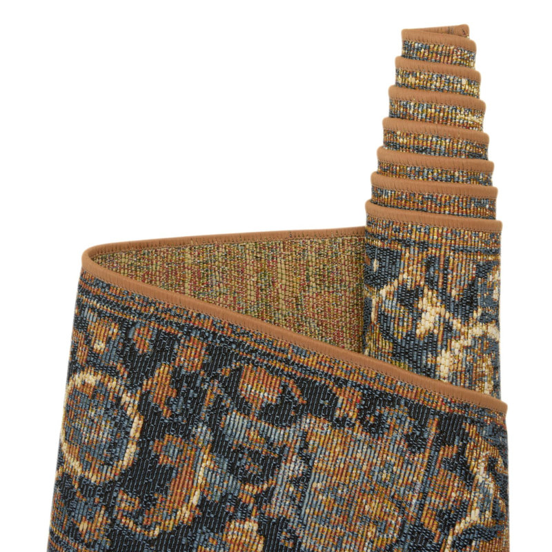 Bungalow Rose Nepean Blue/Brown Indoor/Outdoor Rug & Reviews | Wayfair